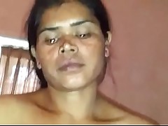 Desi Indian Bhabi verging on fuck with reference to hairy pussy coition and fuck rapiedly fuck